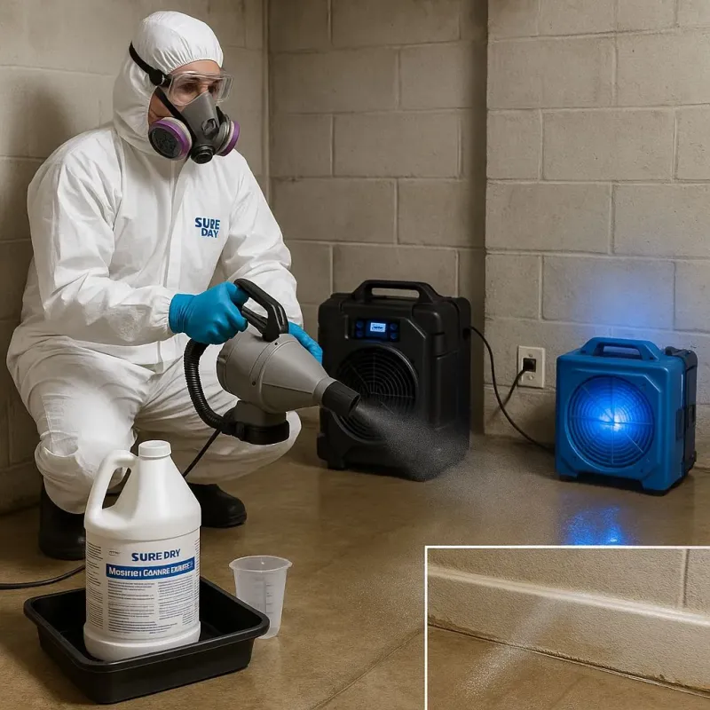 Sanitization and Odor Removal process in Laurel Hill, VA