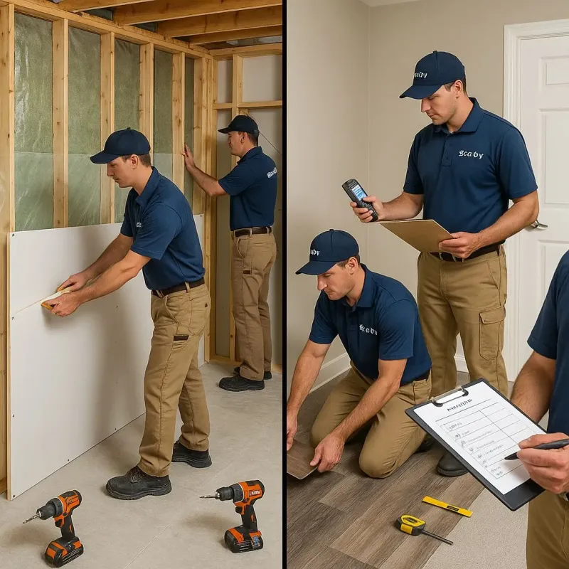 Repairs and Reconstruction process in Laurel Hill, VA